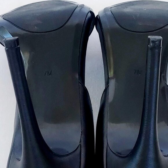 Calvin Klein Women's Metino Open Toe Heels Black Size 7M - Picture 10 of 14
